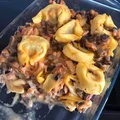 Zapiekanka obiadowa z tortellini