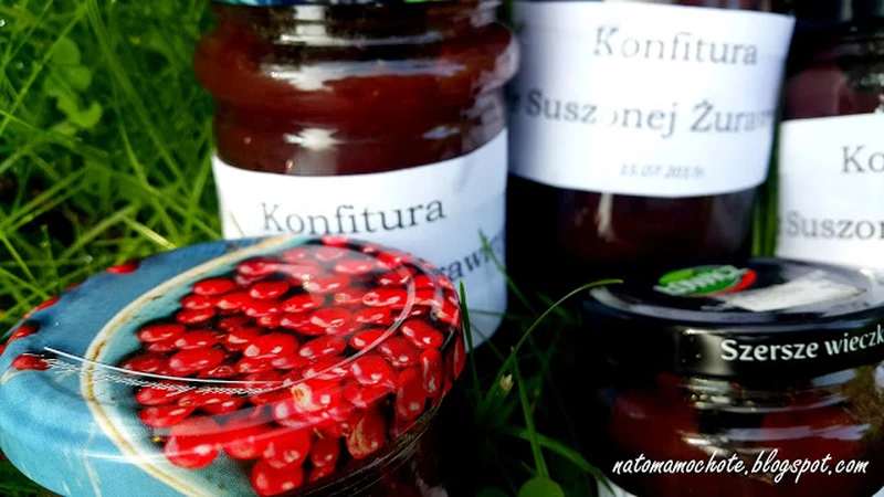 Konfitura z Suszonej Żurawiny