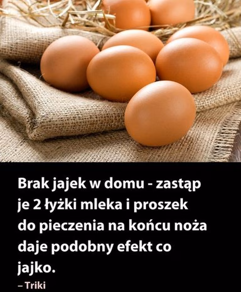 Brak jajek w domu?