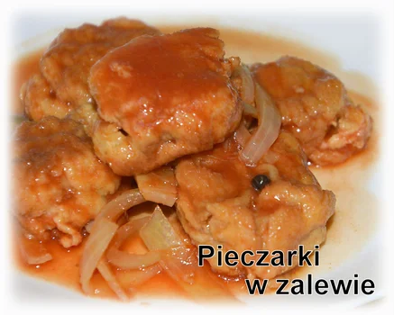 Pieczarki w zalewie pomidorowo-octowej