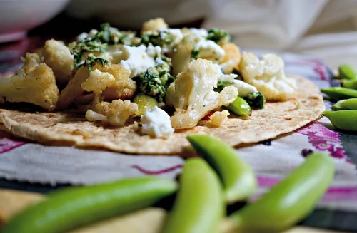 Kalafiorowe Taco z Pesto Bazyliowym