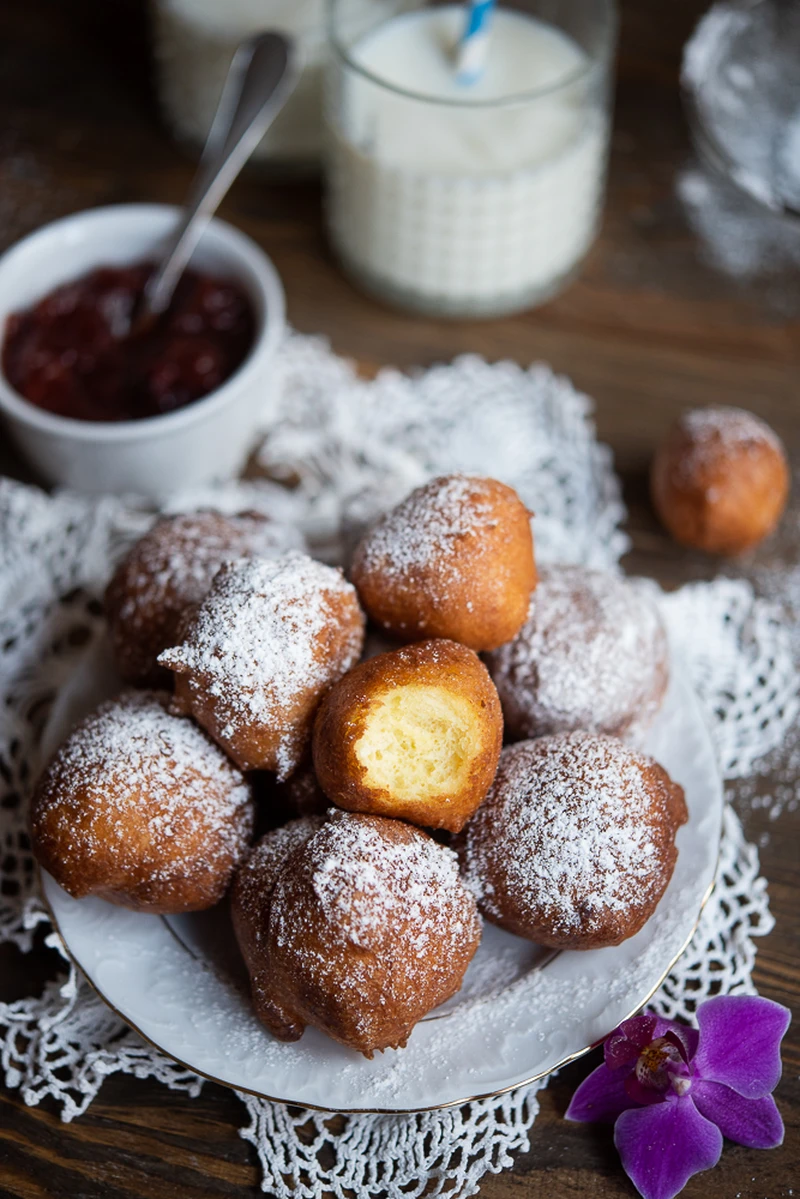 Ekspresowe pączki z serka homogenizowanego