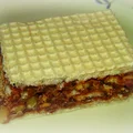Andrut z masą czekoladową z petit beurre'ami i bakaliami