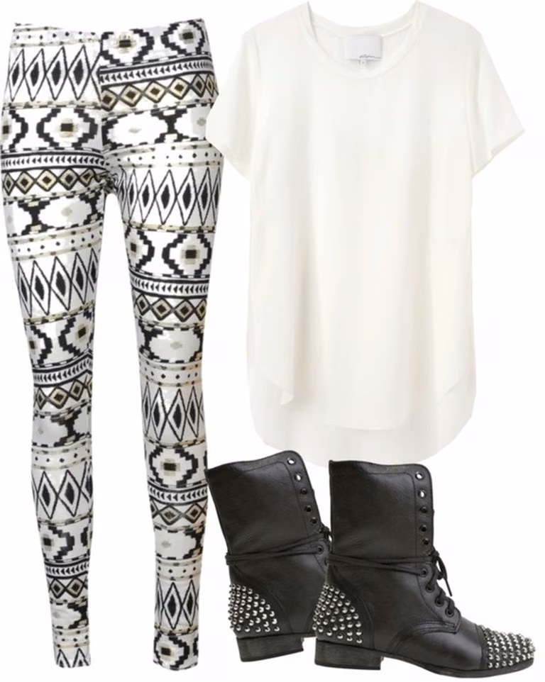 Legginsy we wzory