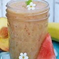 Koktajl bananowo - brzoskwiniowy z arbuzem