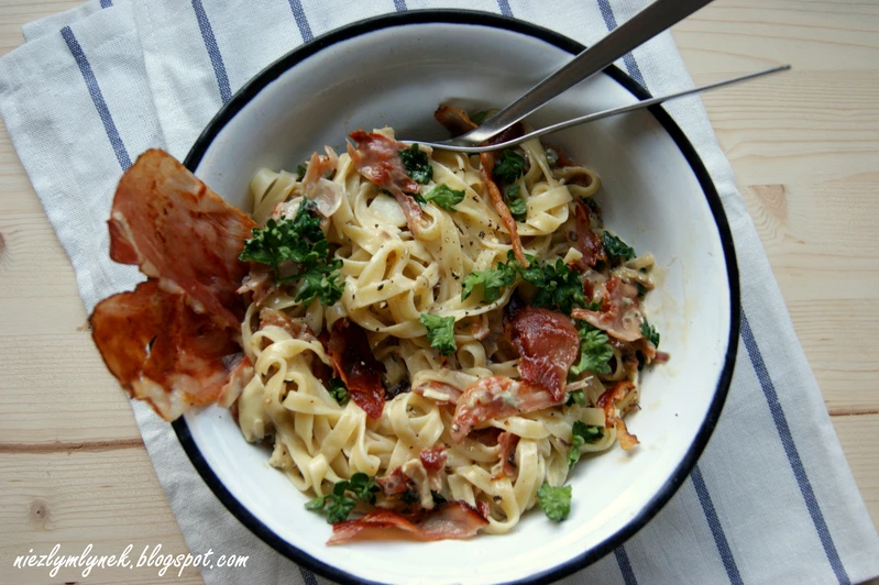 Walentynkowe Tagliatelle z serem pleśniowym