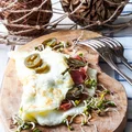 Omlet z białek z szynką parmeńską