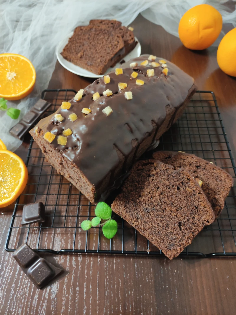 Babka czekoladowa z pomarańczą.