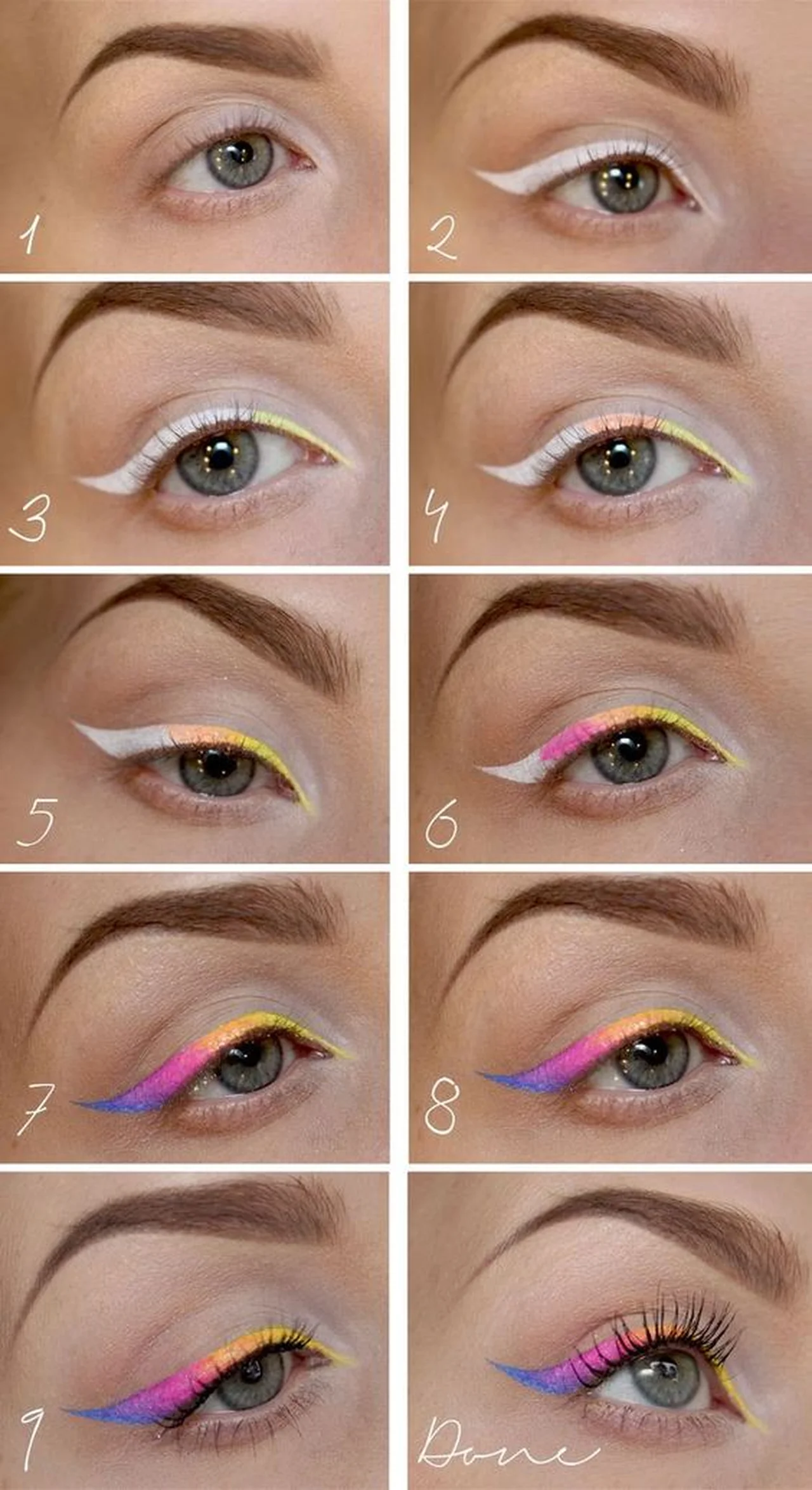 Neonowy eyeliner