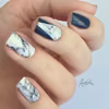 Marmurkowy manicure