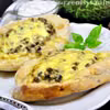 PSZENNO-ŻYTNIE PIZZERINKI Z PIECZARKAMI
