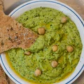 Hummus ze szpinakiem