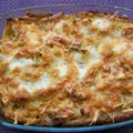 Zapiekanka makaronowa z łososiem