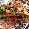 Omlet z chia i pieczarkami