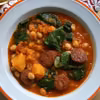 Gulasz z ciecierzycą i chorizo
