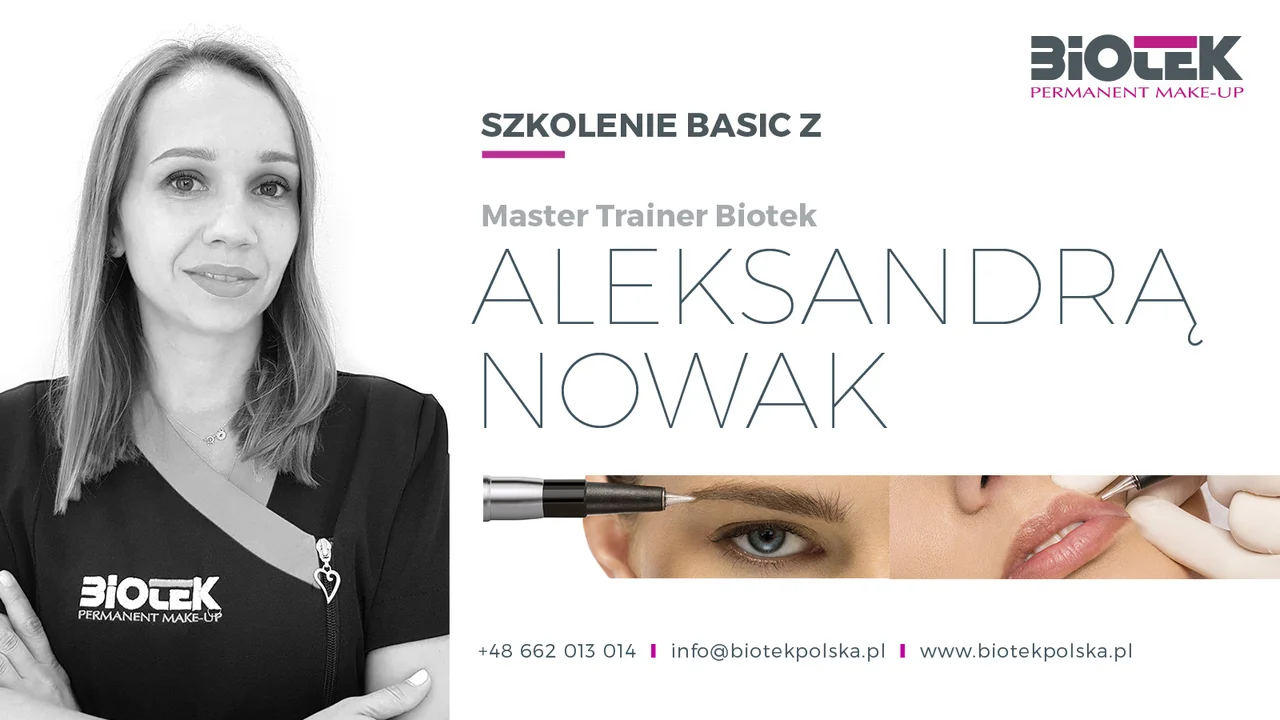 Szkolenie z makijażu permanentnego z Aleksandrą Nowak