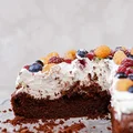 Ciasto czekoladowa chmura