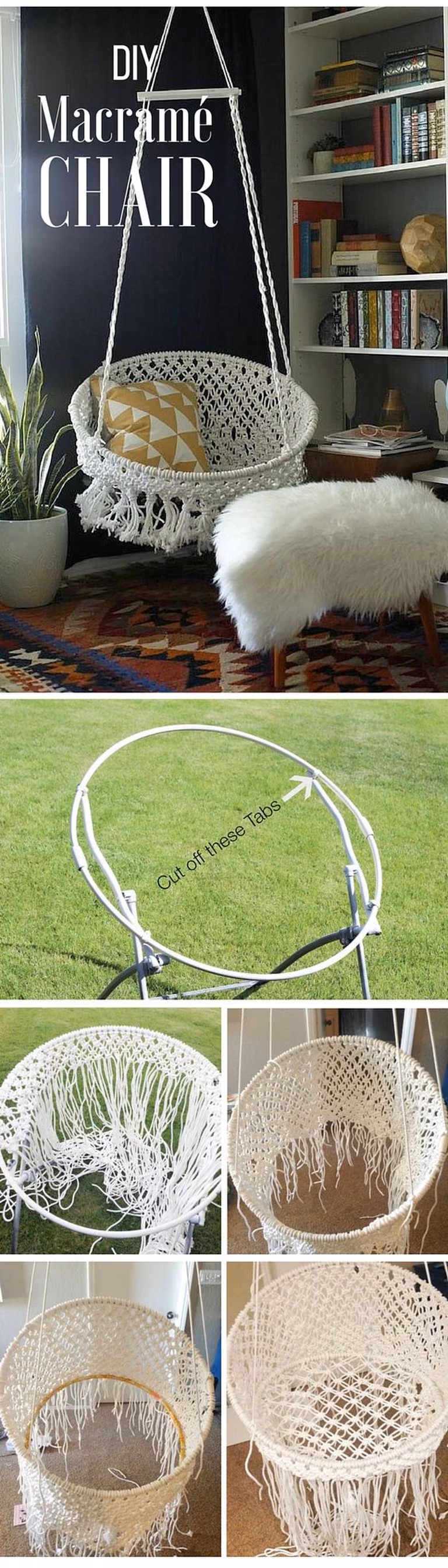 DIY- wiszący fotel