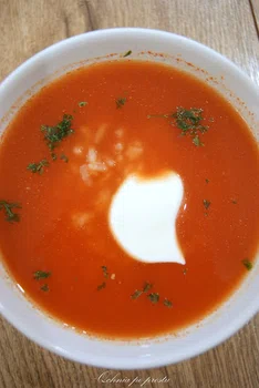 Pomidorówka - zupa pomidorowa z ryżem