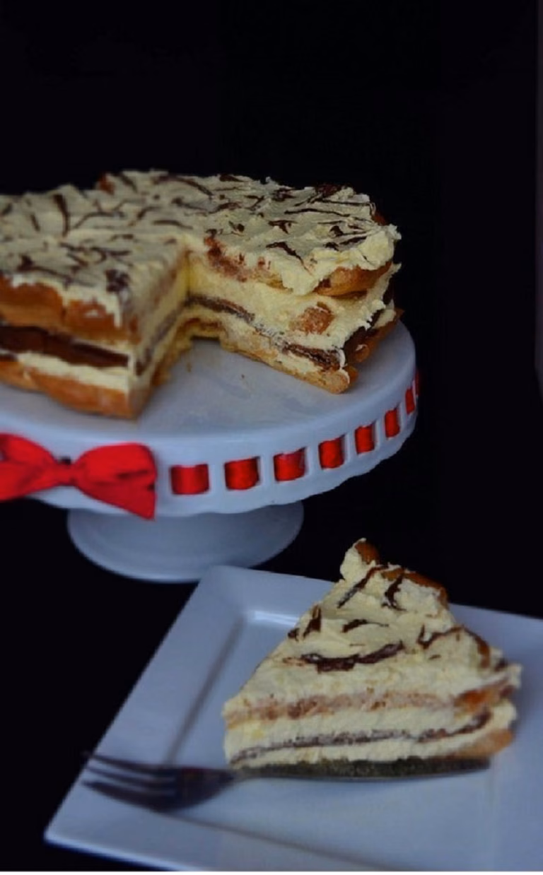 Tort karpatka z nutellą