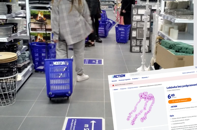 Lokówka bez podgrzewania Meduza Betty’s – ciekawy gadżet z Action za 6,49 zł