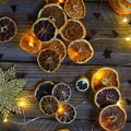 Suszone pomarańcze, cytryny, mandarynki i limonki