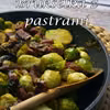 Smażona brukselka z pastrami