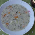 Zupa ogórkowa z marchewką i koperkiem