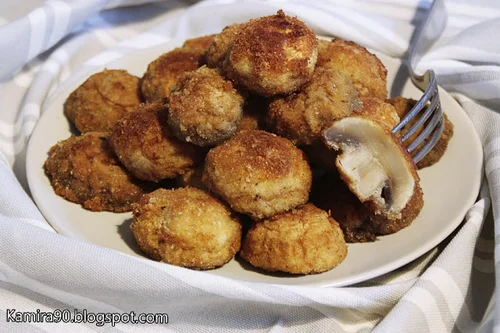 Panierowane pieczarki