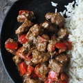 Wieprzowina Vindaloo z papryką