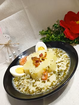 Barszcz do ziemniaków na kefirze naturalnym