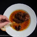 Maczanka śliwkowa ( duszony karczek macerowany )