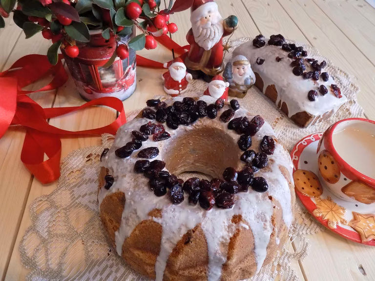 Babka pomarańczowa z żurawiną