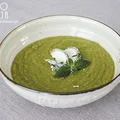 Krem z zielonego groszku z serem