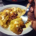 Makaron w kremowym sosie z dyni z szynką parmeńską i mascarpone