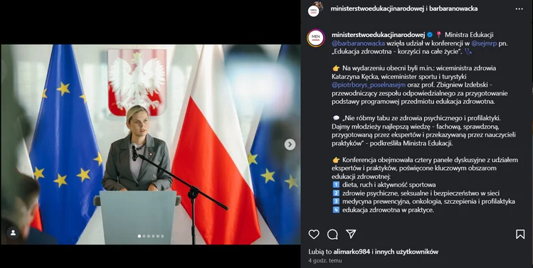 Zdjęcie Edukacja zdrowotna wciąż pod ostrzałem. Barbara Nowacka apeluje do rodziców! #1