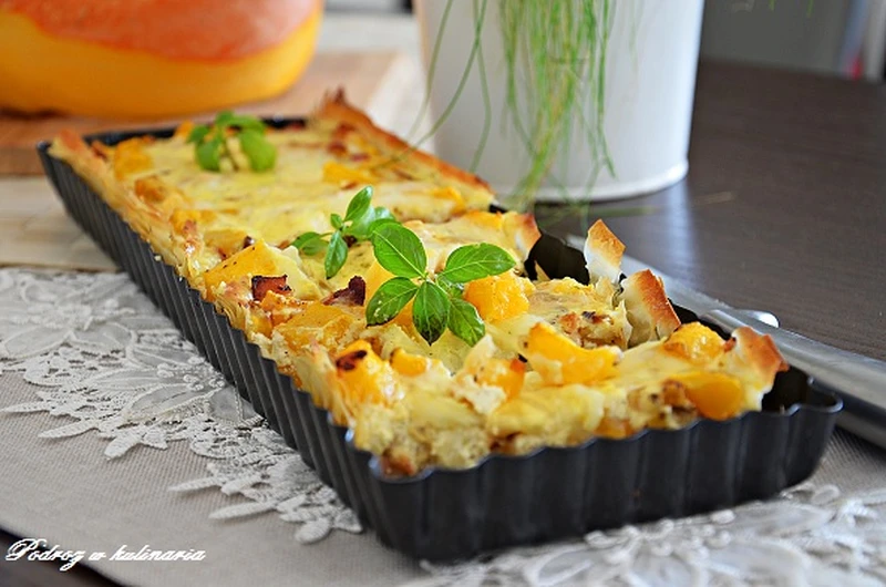 ,,Tarta dyniowa z boczkiem''