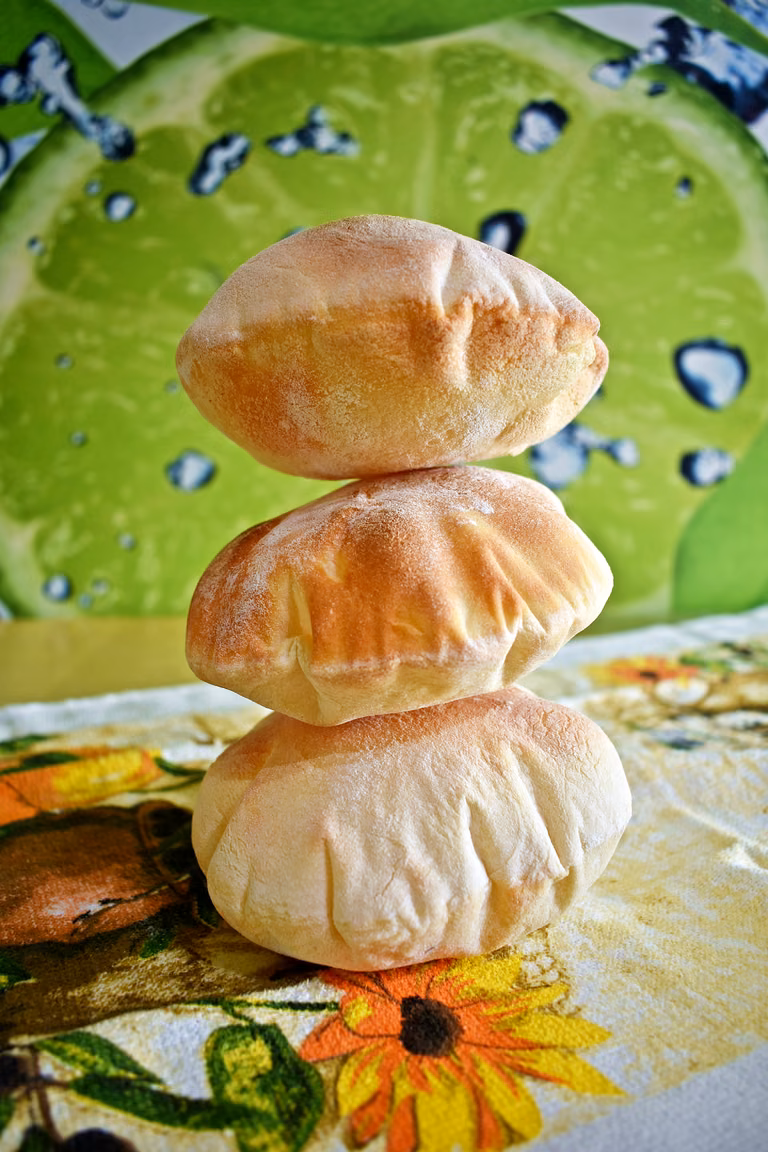 Domowe chlebki pita