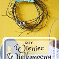 DIY Prosty wieniec wielkanocny