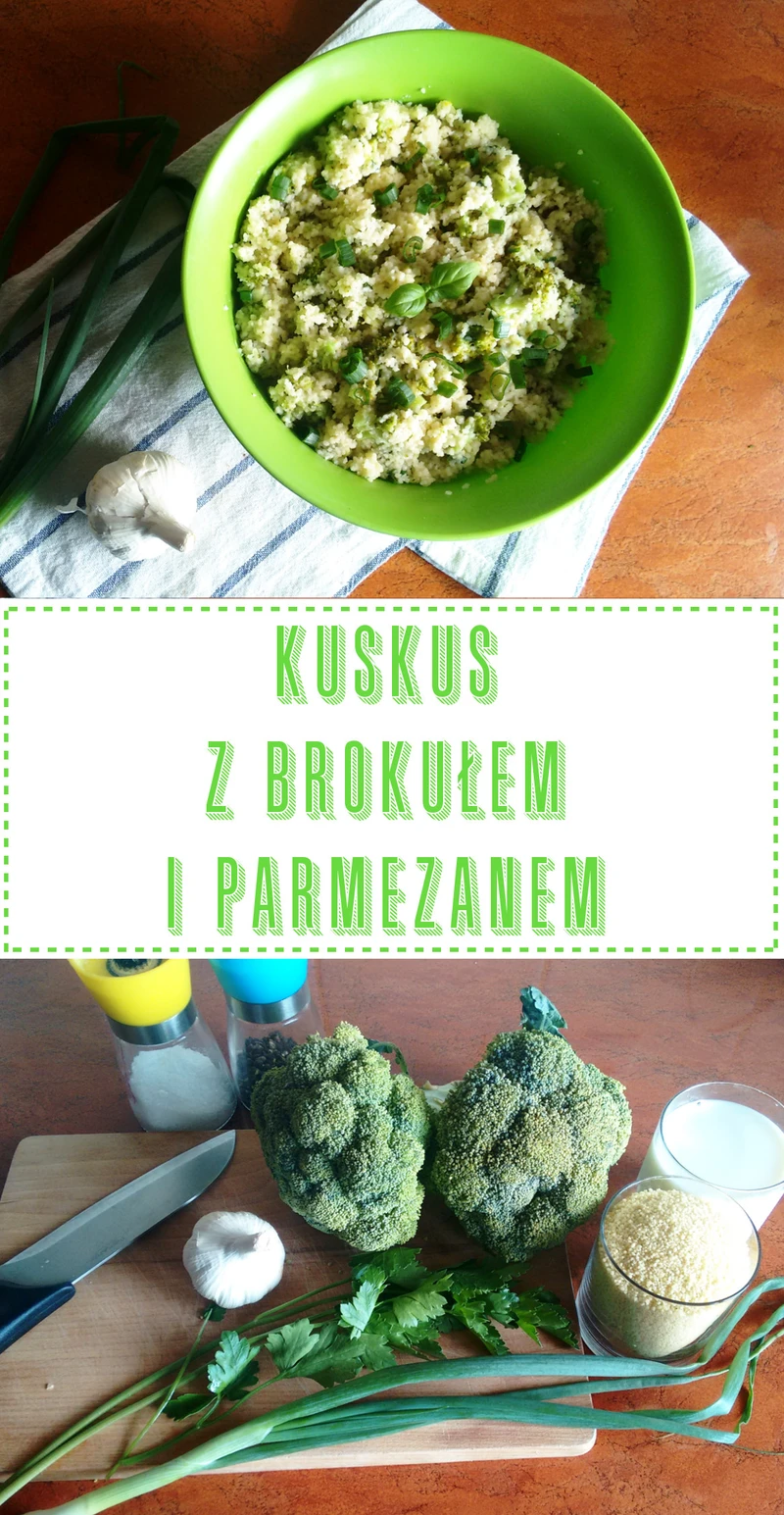 Kuskus z brokułem i parmezanem