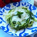 CUKINIOWE SPAGHETTI Z SOSEM SEROWYM