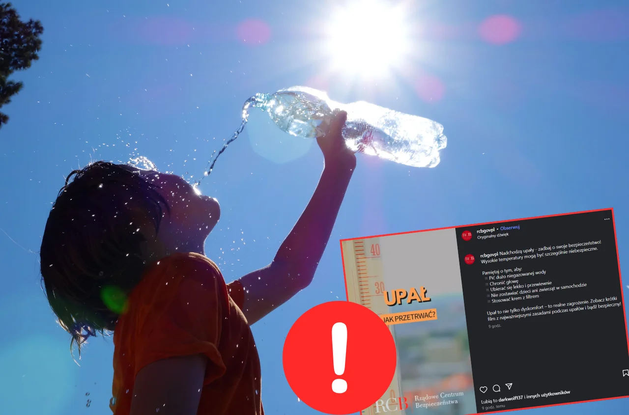 Upały nadciągają do Polski. RCB wydaje ważne ostrzeżenie!