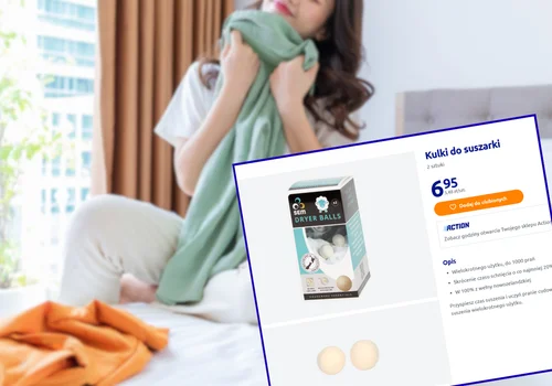 Te kulki z Action za 7 zł to gadżet, który powinna znać każda kobieta! Przyśpieszą suszenie prania aż o 20%, a ubrania miękkie jak chmurka