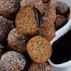 Bananowe mini pączki orkiszowe