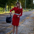 czerwona sukienka Bonprix
