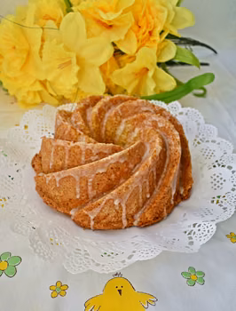 Cytrynowa babka z białej fasoli