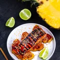 Grillowany łosoś w sosie teriyaki