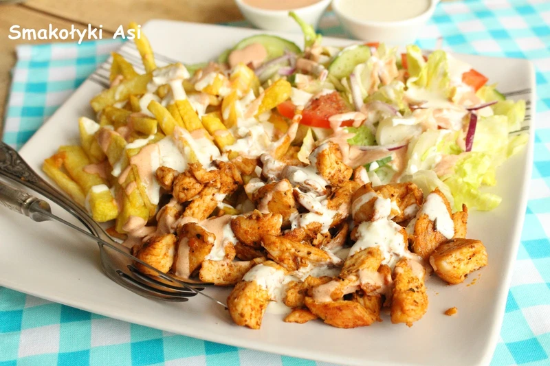 Gyros z frytkami
