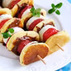 szaszłyki z pancakes na słodko