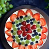 Pastelowy serniczek z serka homogenizowanego z owocami